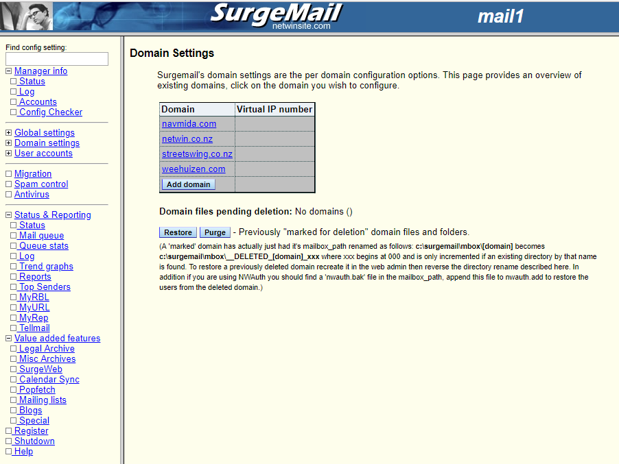 Admin Screen